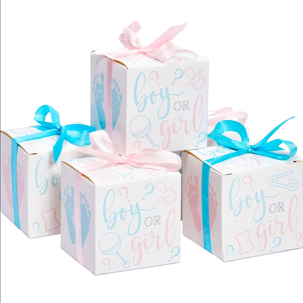 28 Gender Reveal Party Favor Boxes